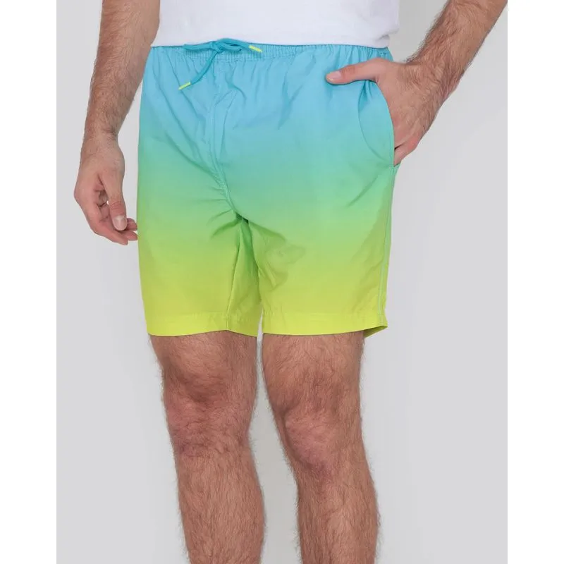 Short Masculino Surf Degradê Bolso Azul Claro XGG
