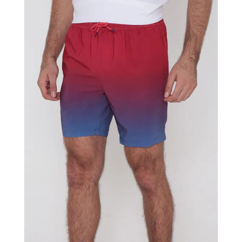 Short Masculino Surf Degradê Vermelho XGG