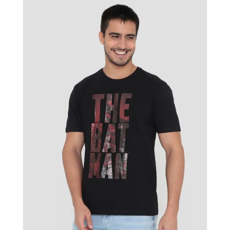 Camiseta Masculina Estampa The Batman DC Preta GG