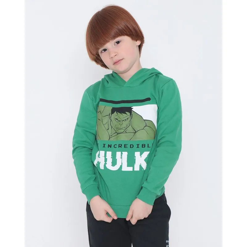 Blusão Moletom Infantil Marvel Hulk Verde 12