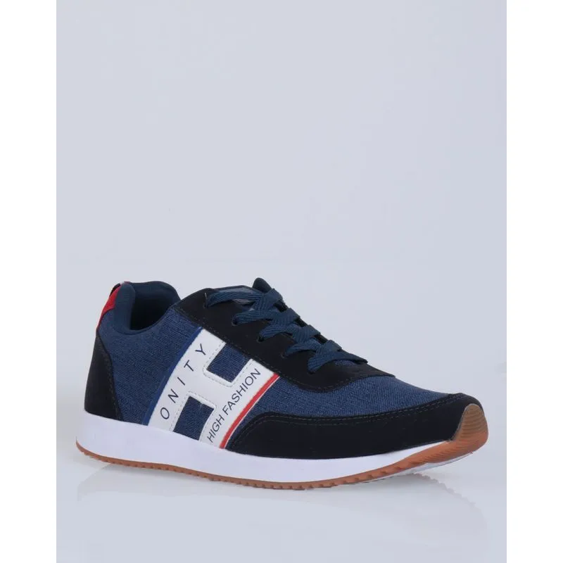 Tênis Masculino Casual High Fashion Azul Marinho 38