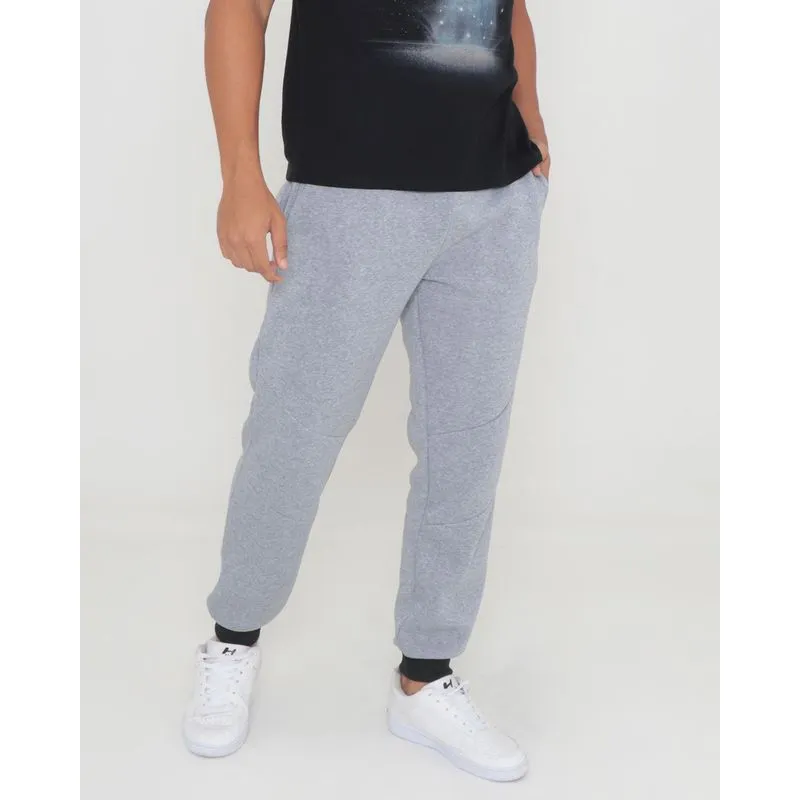 Calça Moletom Masculina Jogger Action Core Cinza Claro M