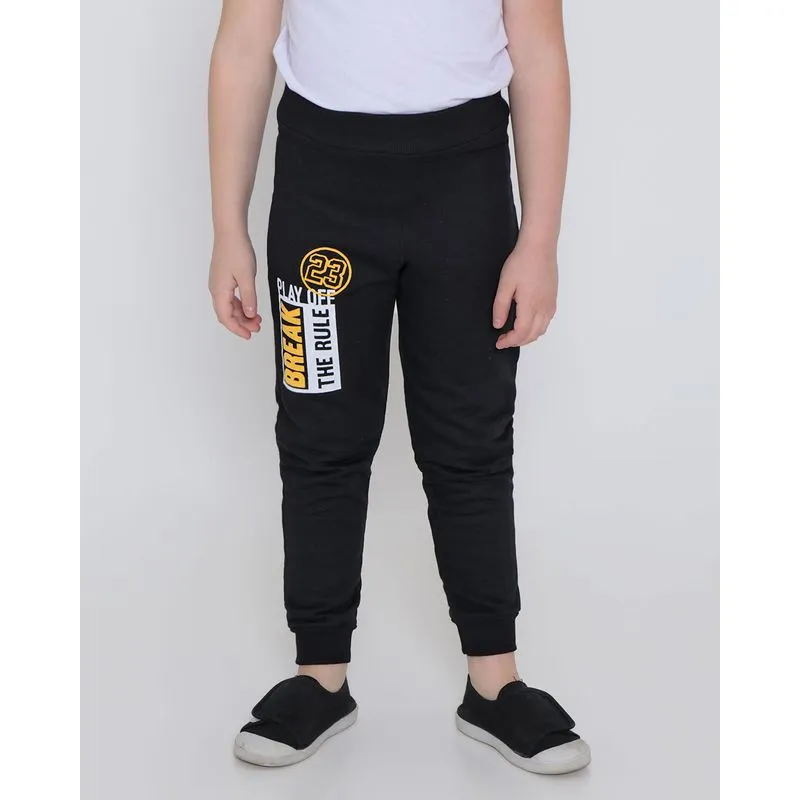 Calça Moletom Infantil Break The Rule Preta 4