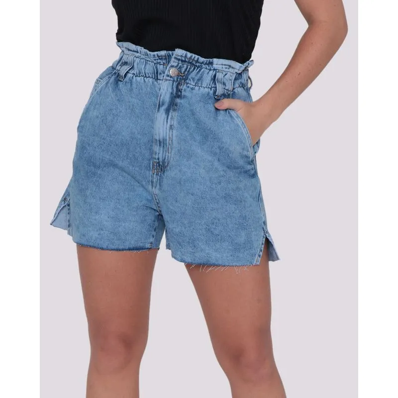 Short Jeans Feminino Clochard Azul 36