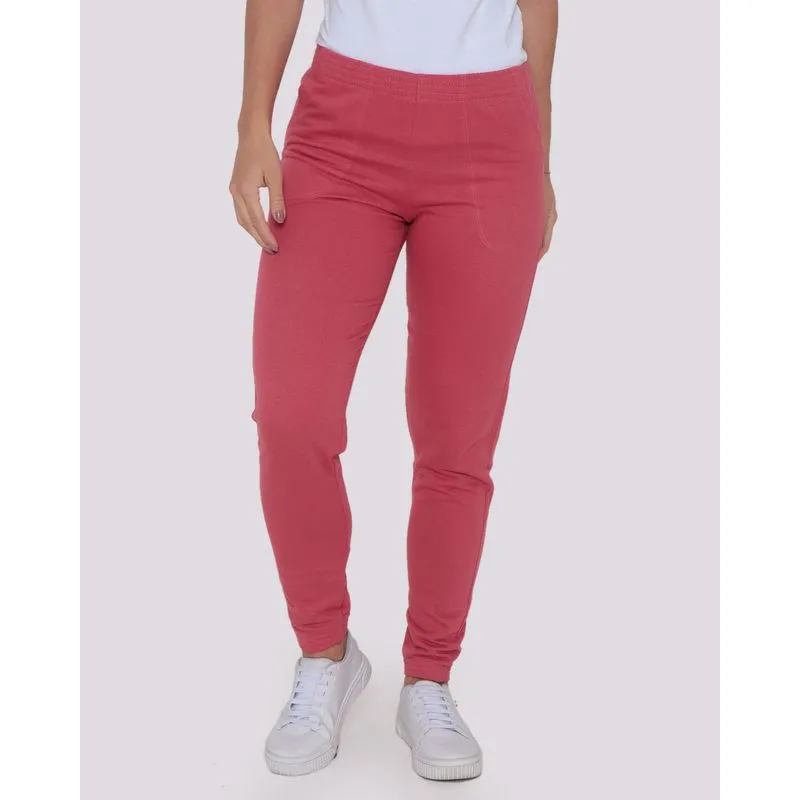 Calça Moletinho Feminina Jogger Rosa Escuro G