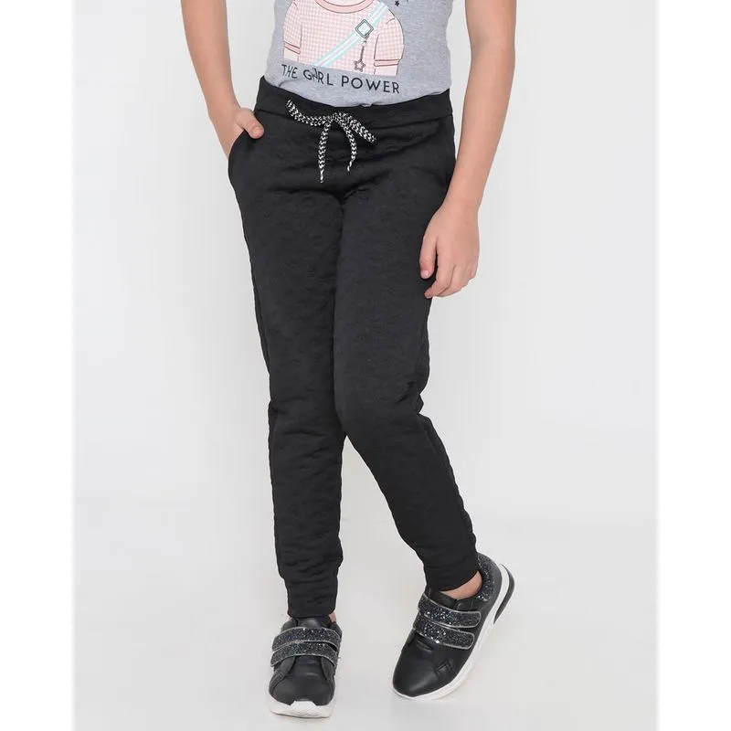 Calça infantil Matelassê Preta 6