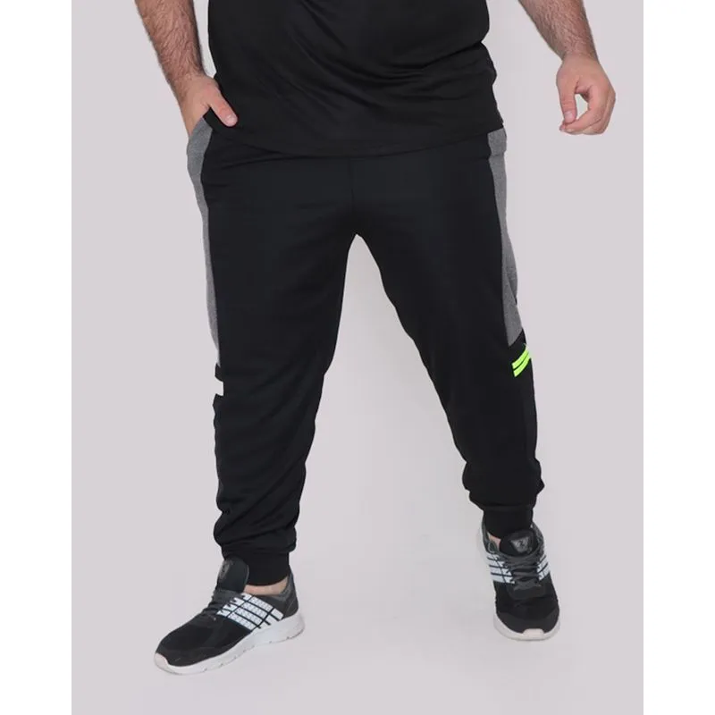 Calça Helanca Plus Size Masculina Esportiva Preta G2