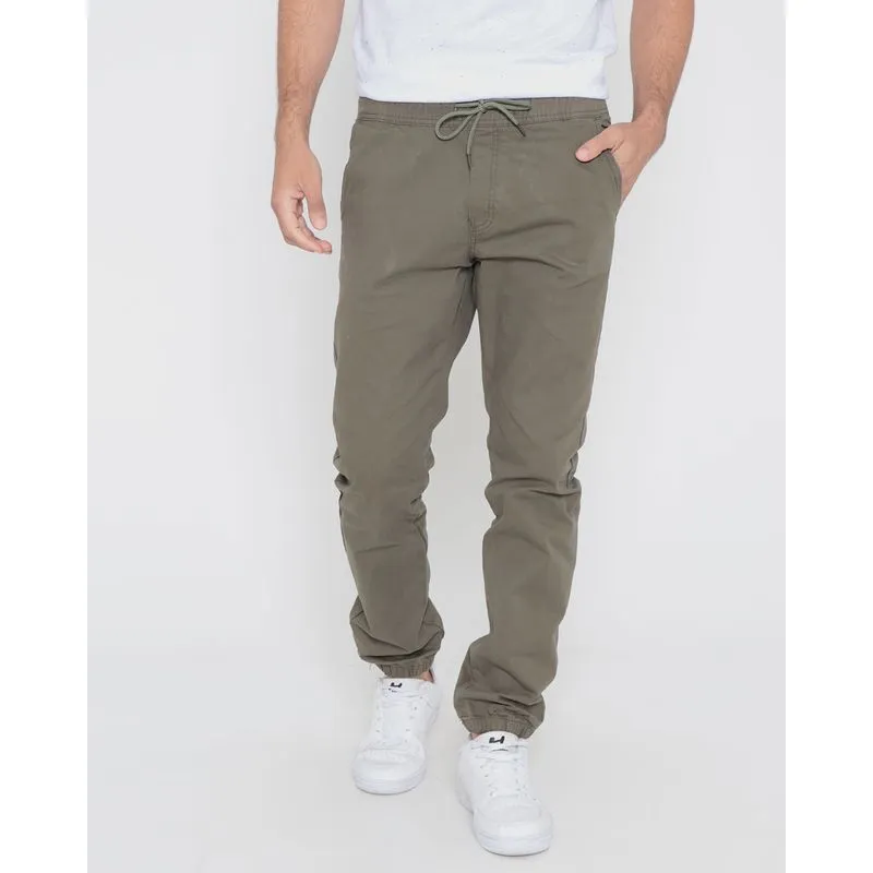 Calça Sarja Masculina Jogger Verde 46