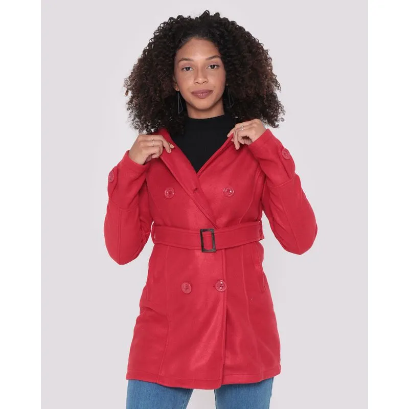 Casaco Feminino Soft Vermelho M
