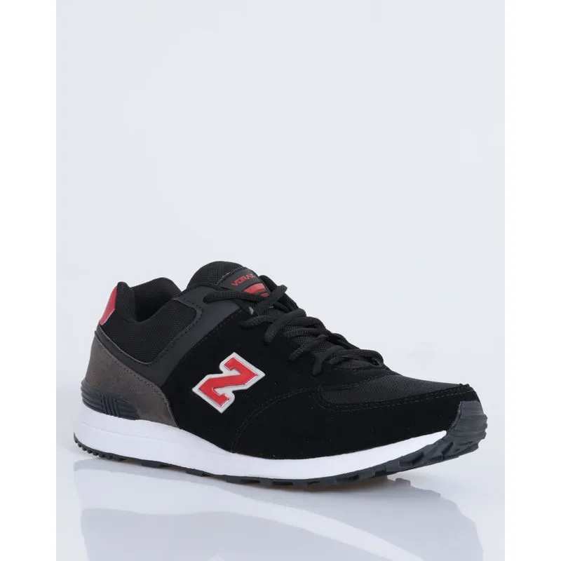 Tênis Masculino Casual Fashion Vermelho Preto 39
