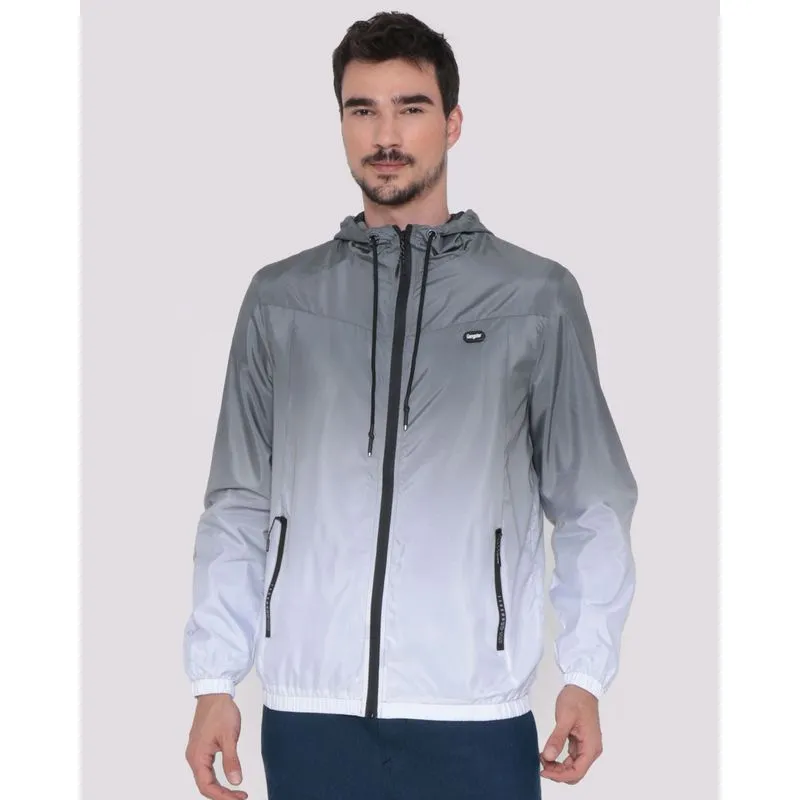 Jaqueta Masculina Corta Vento Gangster Dipdye Cinza G