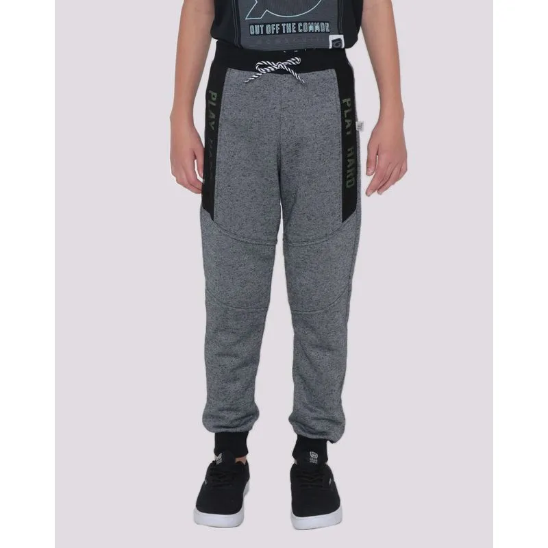 Calça Moletom Juvenil Jogger Play Hard Cinza 12