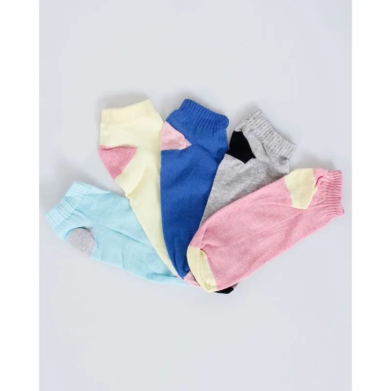 Kit Meia Feminina 5 Pares Fitter Coloridas 34 A 39