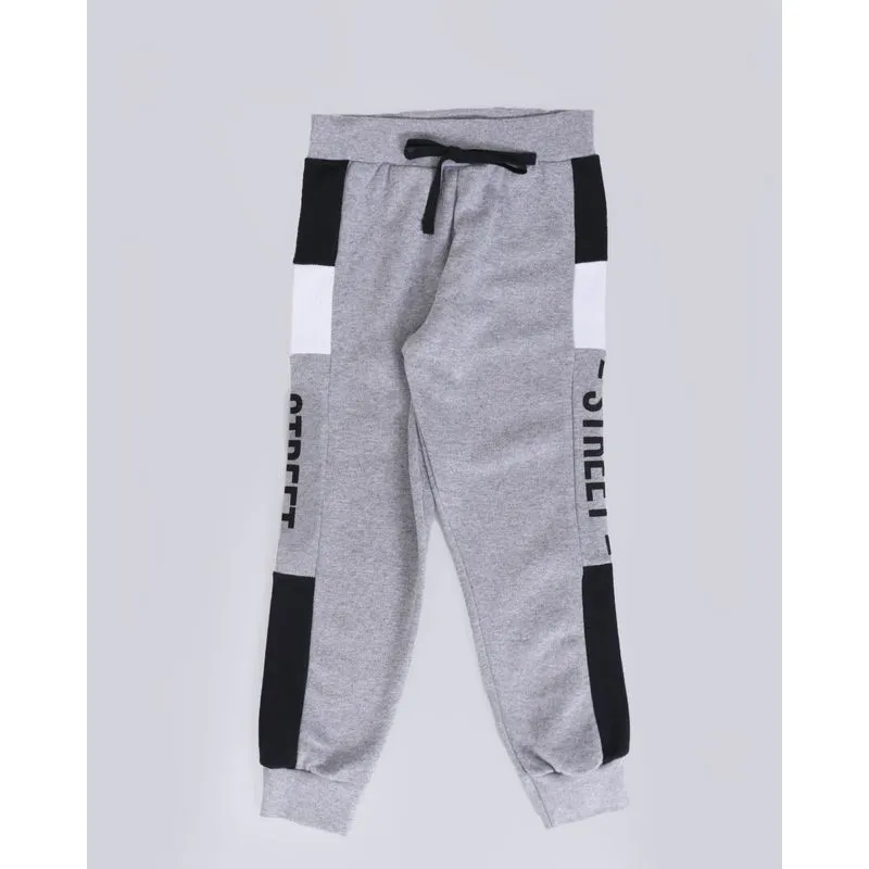 Calça Moletom Infantil Street Cinza Claro 10