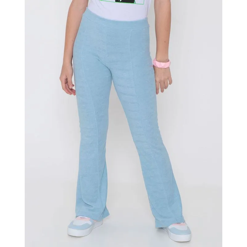 Calça Juvenil Flare Azul Claro 16