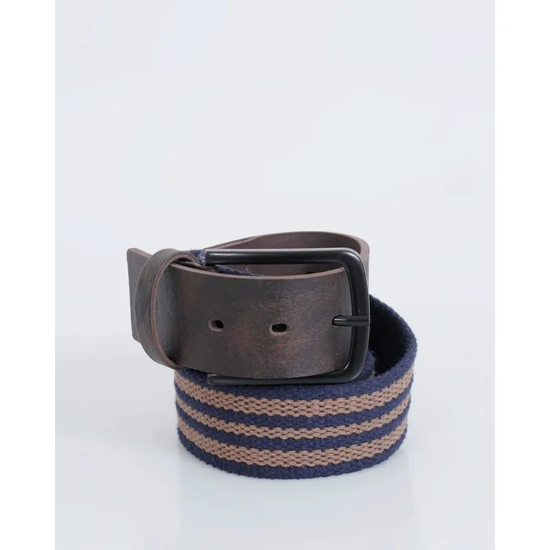 Cinto Masculino Lona Azul M