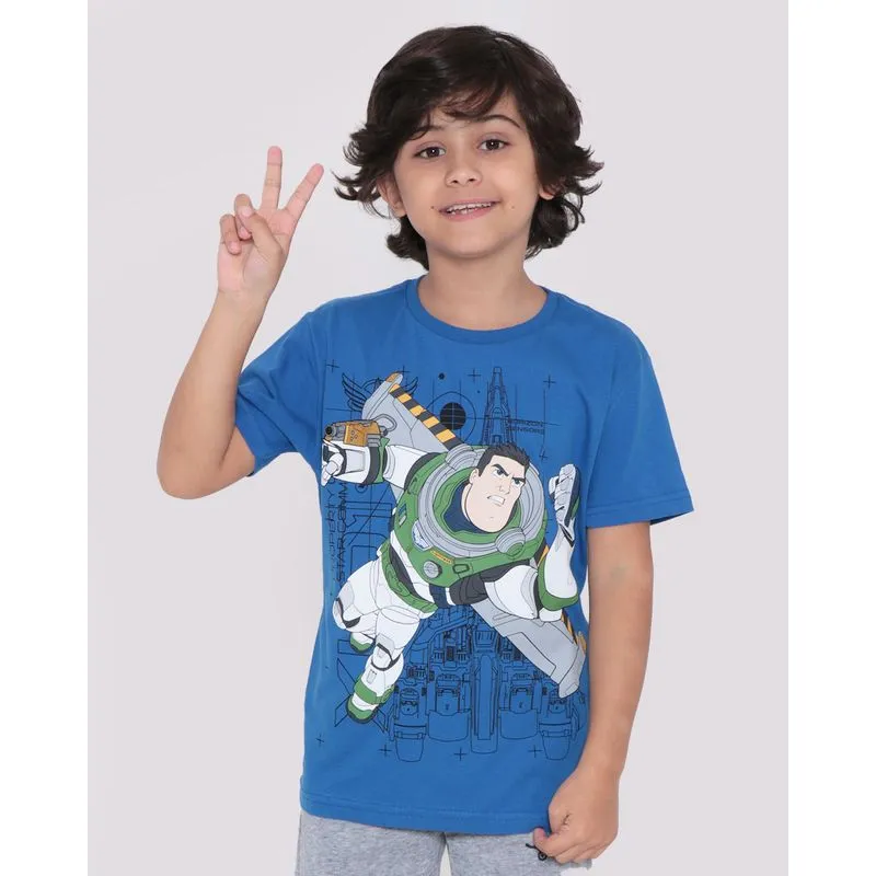 Camiseta Infantil Disney Buzz Ligthyear Azul 8