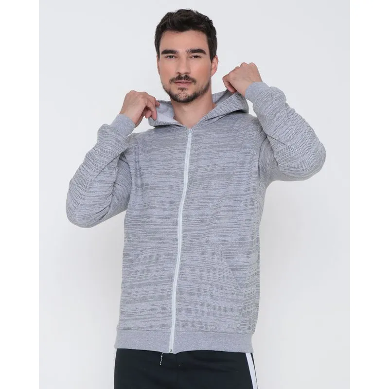 Casaco Masculino Moletom Cinza Claro G