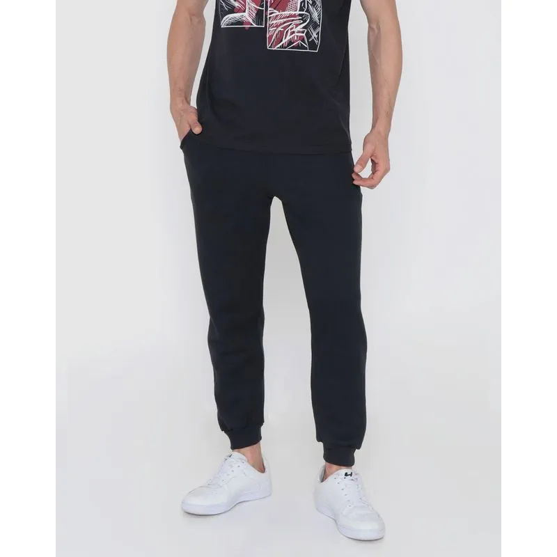 Calça Moletom Masculina Jogger Preto GG