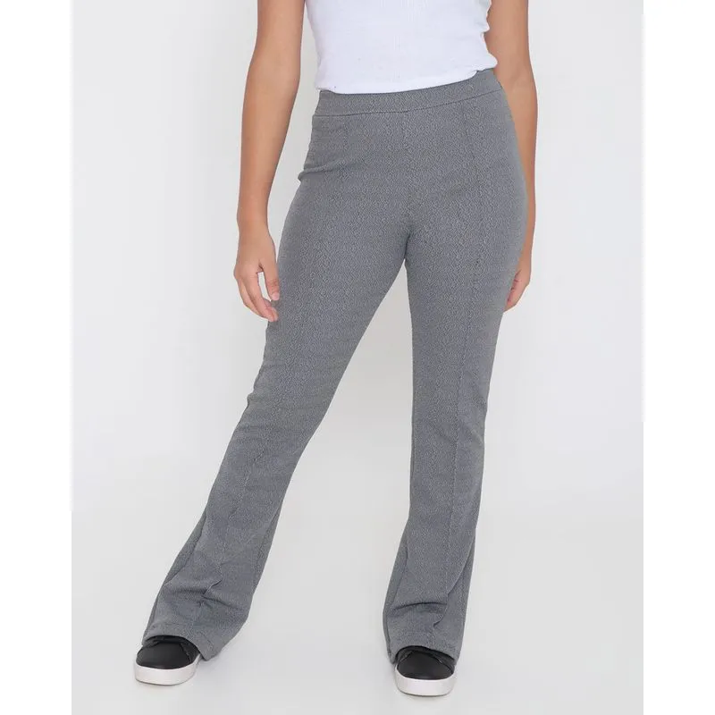 Calça Juvenil Flare Cinza 16