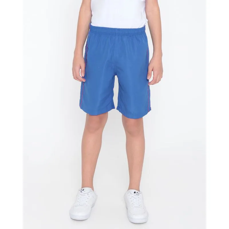 Bermuda Juvenil Viés Bolso Azul Médio 12