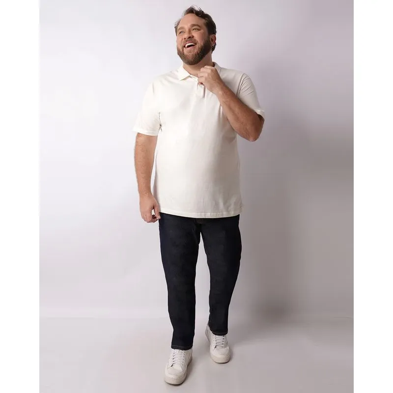 Calça Jeans Plus Size Masculina Reta Azul 48