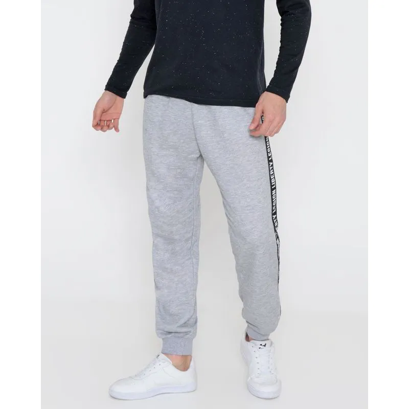 Calça Moletinho Masculina Jogger Liberty Legion Cinza Médio GG