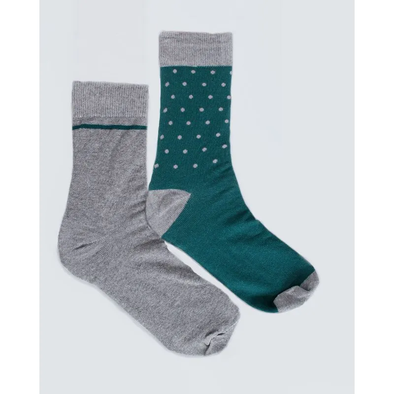 Kit C/2 Pares De Meia Masculina Cano Médio Verde 39 A 42