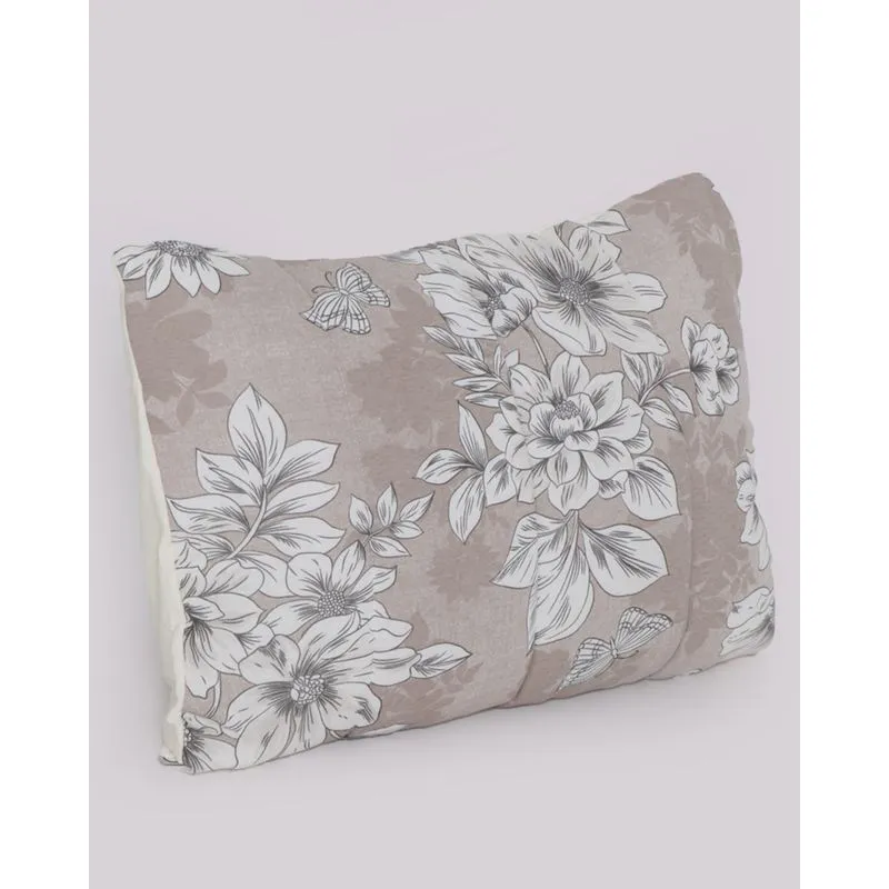 Fronha Matelada Malha 30/1 Edromania Floral Off White UN