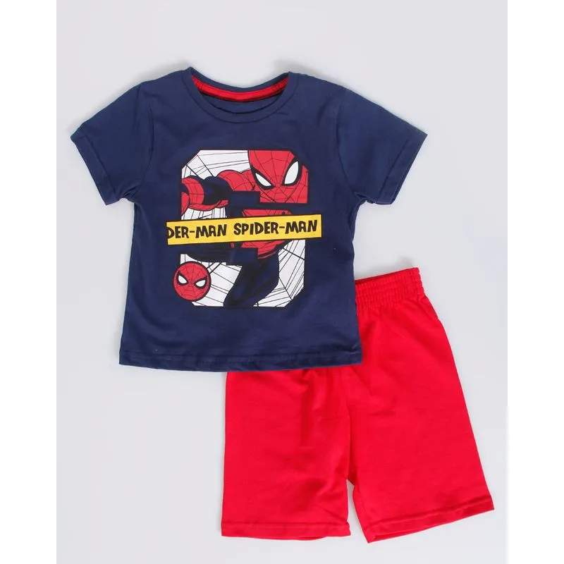 Conjunto Bebê Homem Aranha Marvel Vermelho Marinho 3