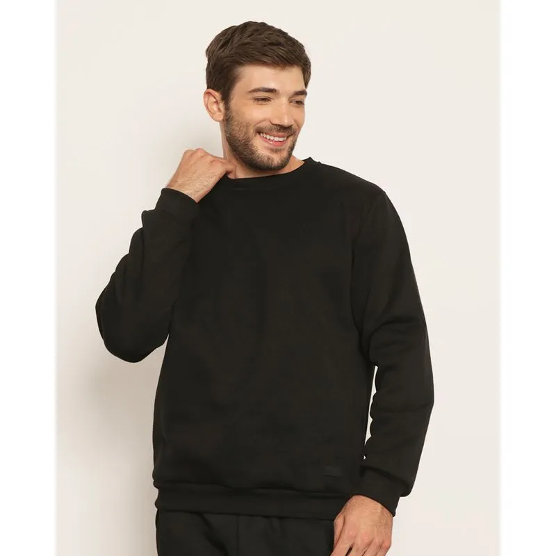 Blusão Moletom Manga Longa Preto G