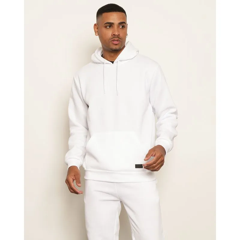 Blusão Moletom Masculino Liso Branco M