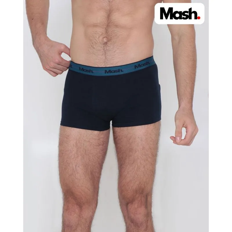 Cueca Boxer Masculina Mash Algodão Marinho G