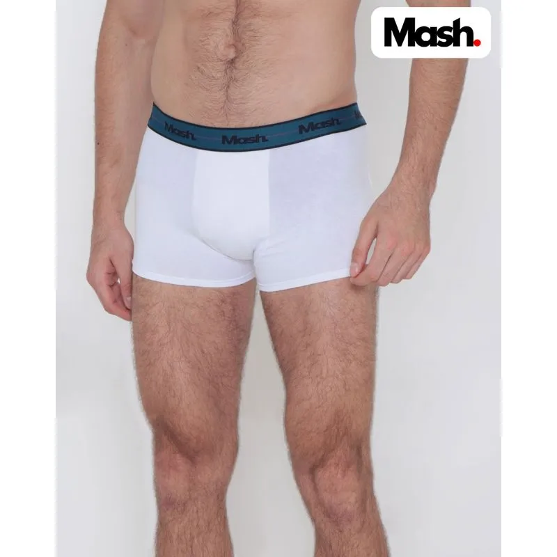 Cueca Boxer Masculina Mash Algodão Branca GG