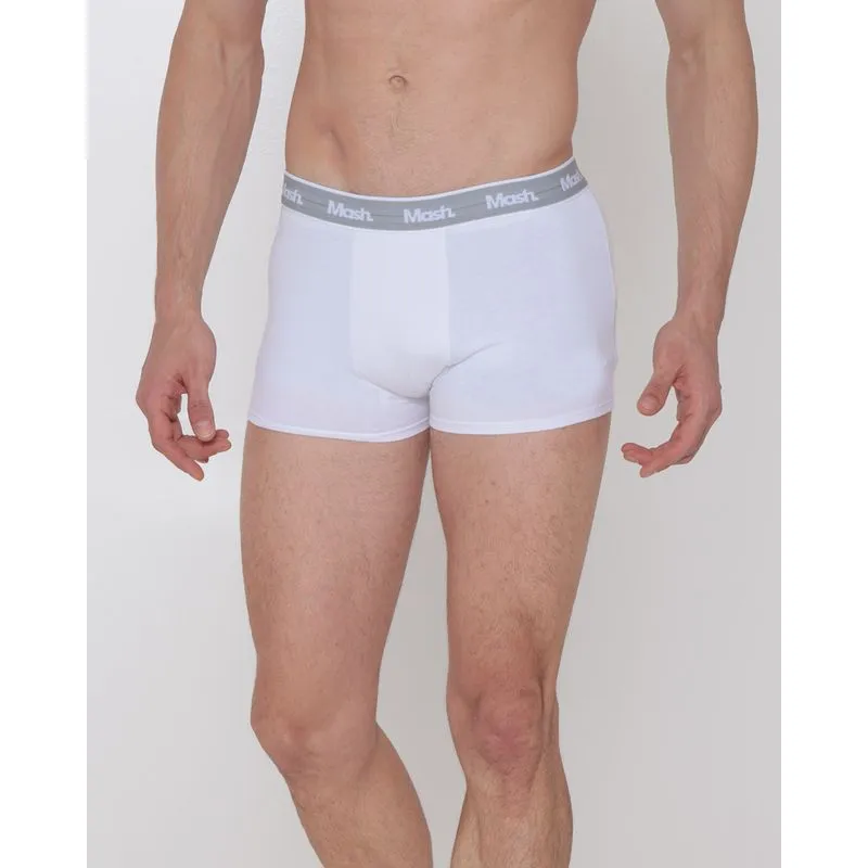 Cueca Boxer Masculina Mash Algodão Branco P