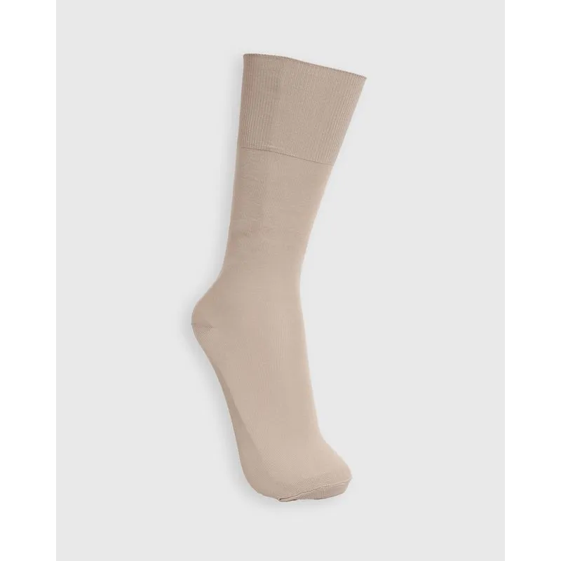 Meia Social Masculina Cano Longo Lupo Bege 37 A 44