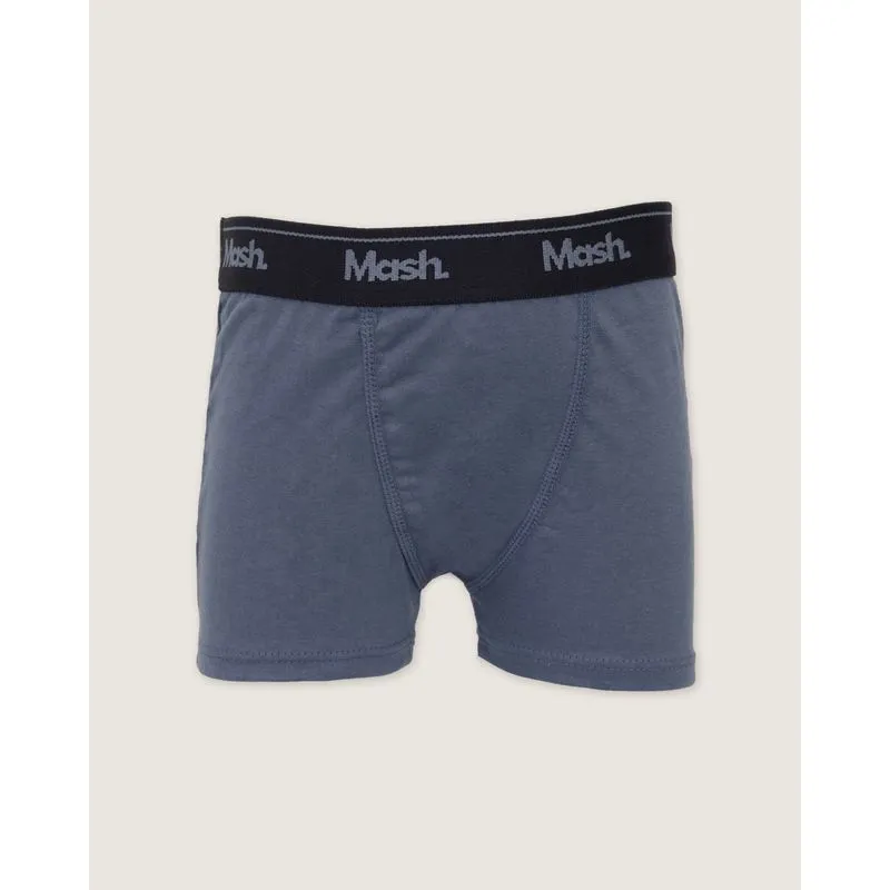 Cueca Infantil Boxer Algodão Mash Azul P