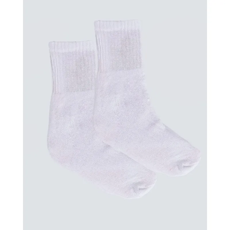 kit C/3 Pares Meias Masculinas Cano Longo Branca 33 A 37