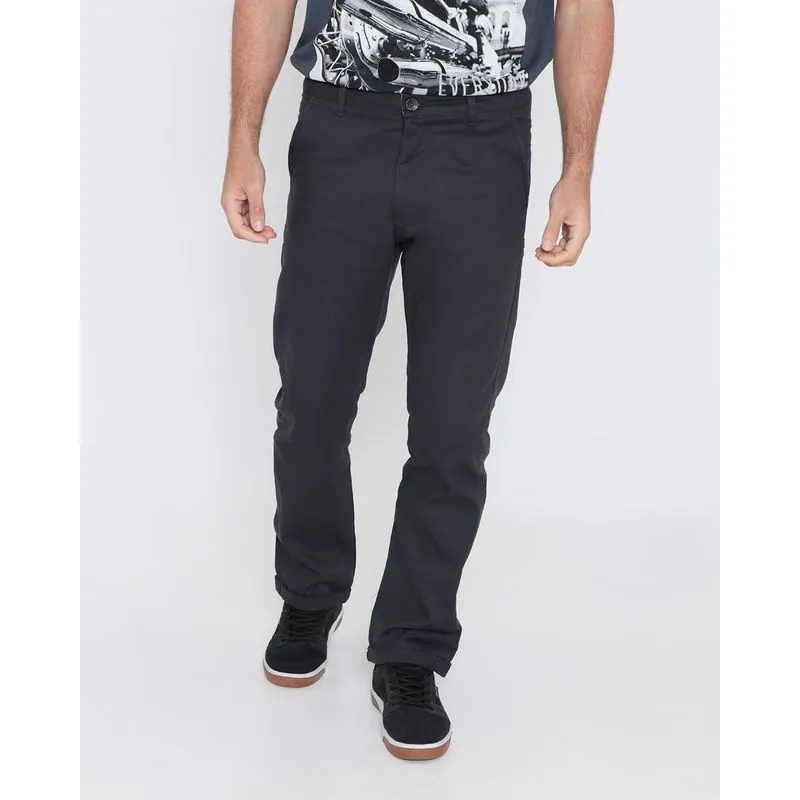 Calça Sarja Masculina Casual Cinza Escuro 38