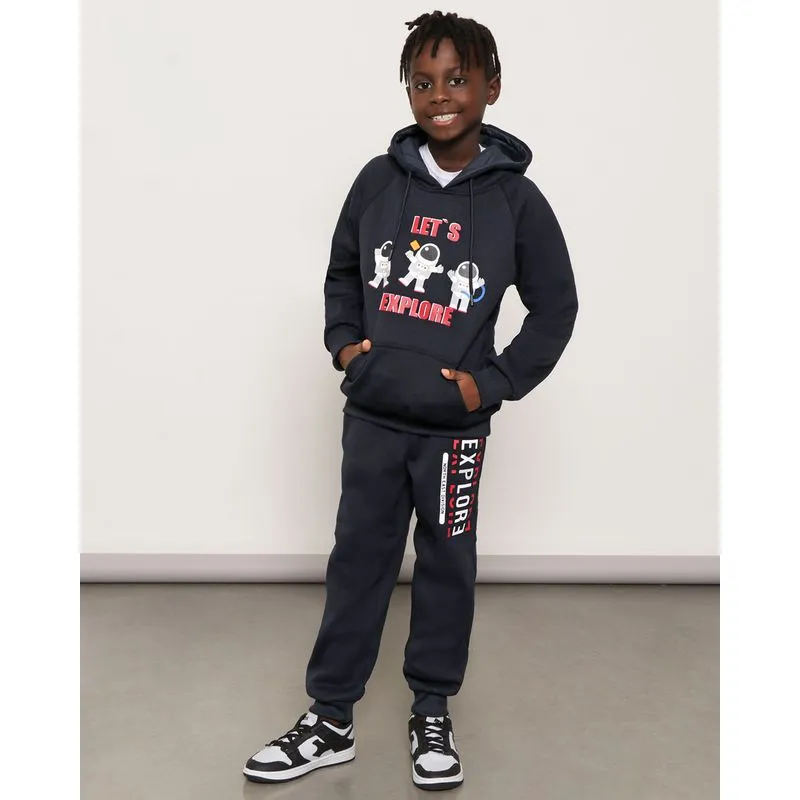 Calça Moletom Infantil Jogger Explore Marinho 6