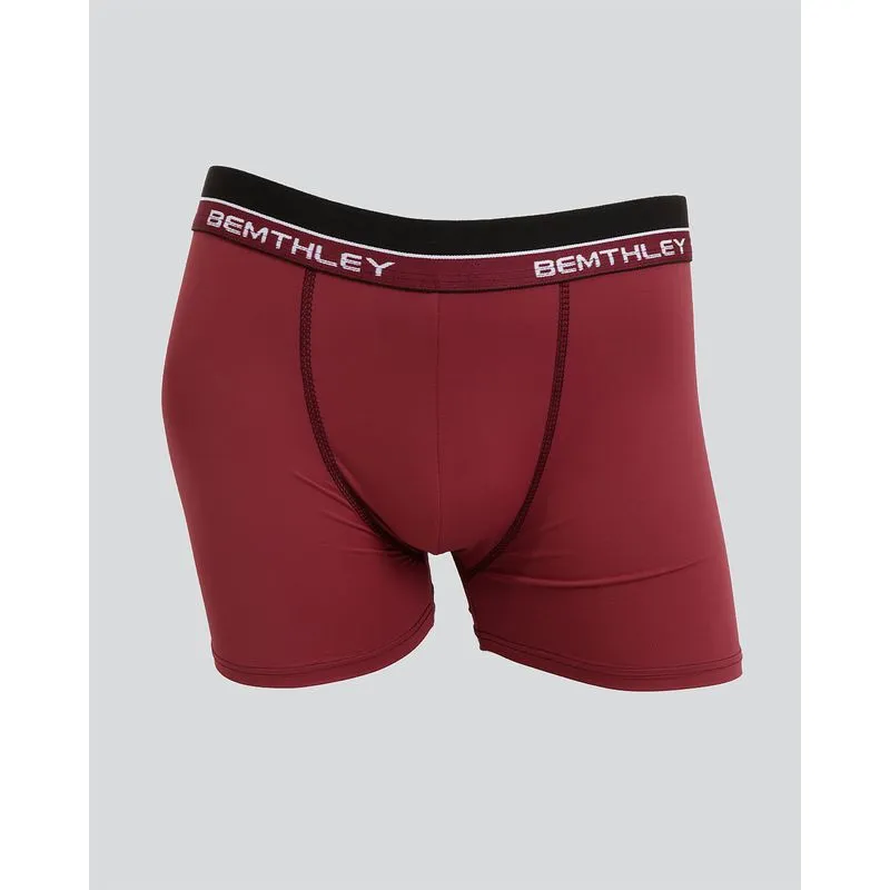 Cueca Masculina Boxer Microfibra Vinho G