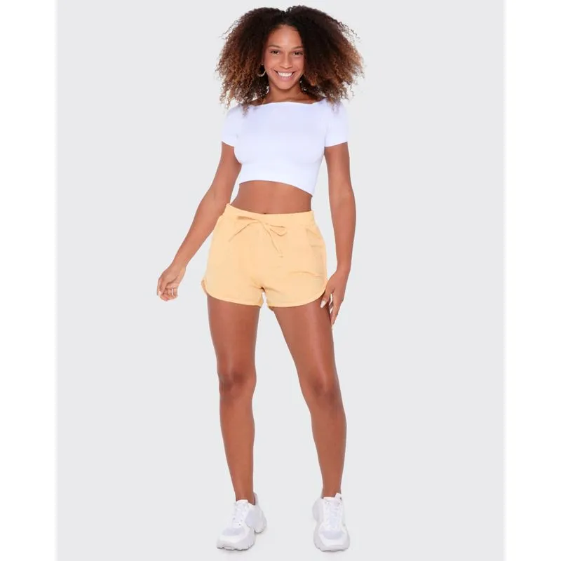 Short Feminino Vizzy Amarelo Claro 46