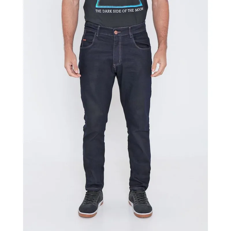 Calça Jeans Masculina Slim Azul Escuro 46