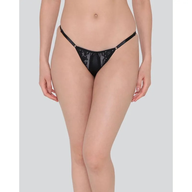Calcinha String Renda Preta GG