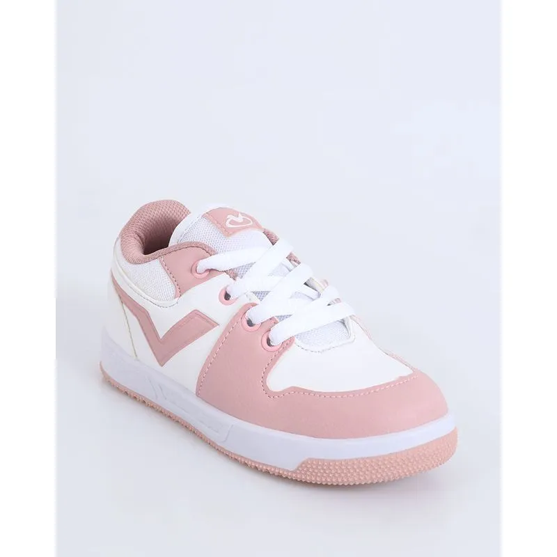 Tênis Infantil Recortes Rosa Claro 30