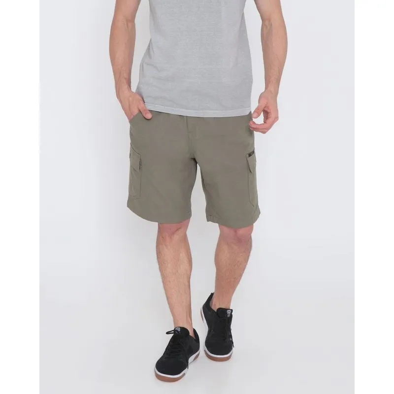 Bermuda Sarja Masculina Bolso Cargo Verde G