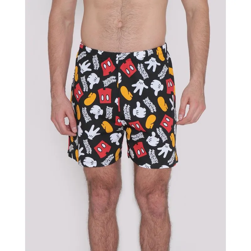 Samba Canção Mickey Mouse Disney Preta M