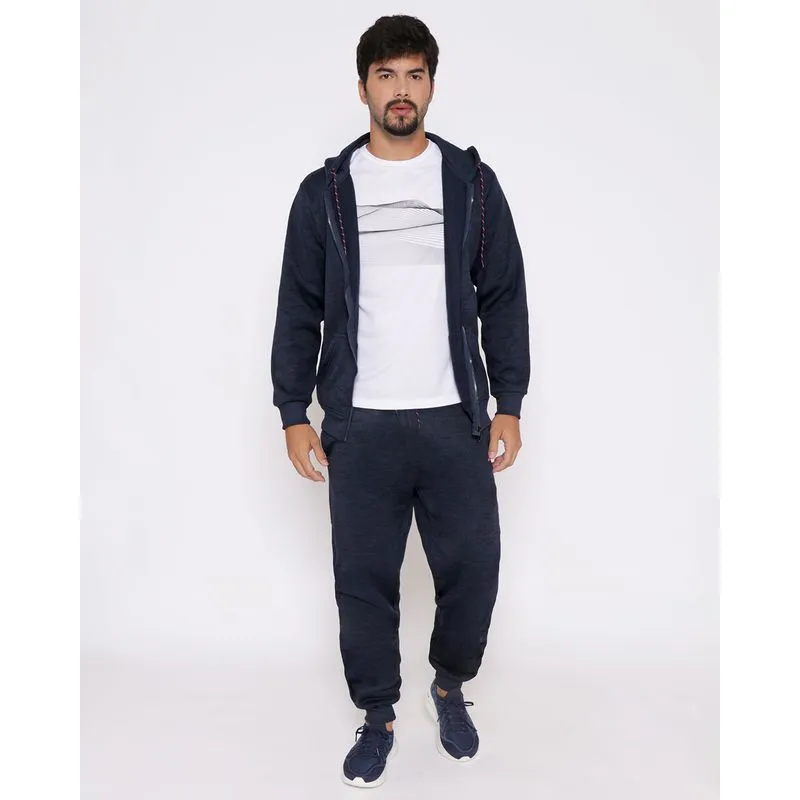 Calça Masculino Moletom Esportiva Fitter Marinho P