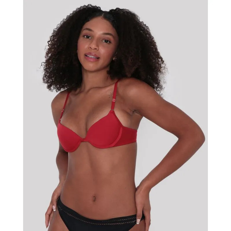 Sutiã Avulso Bojo Bolha Push Up Vermelho 44