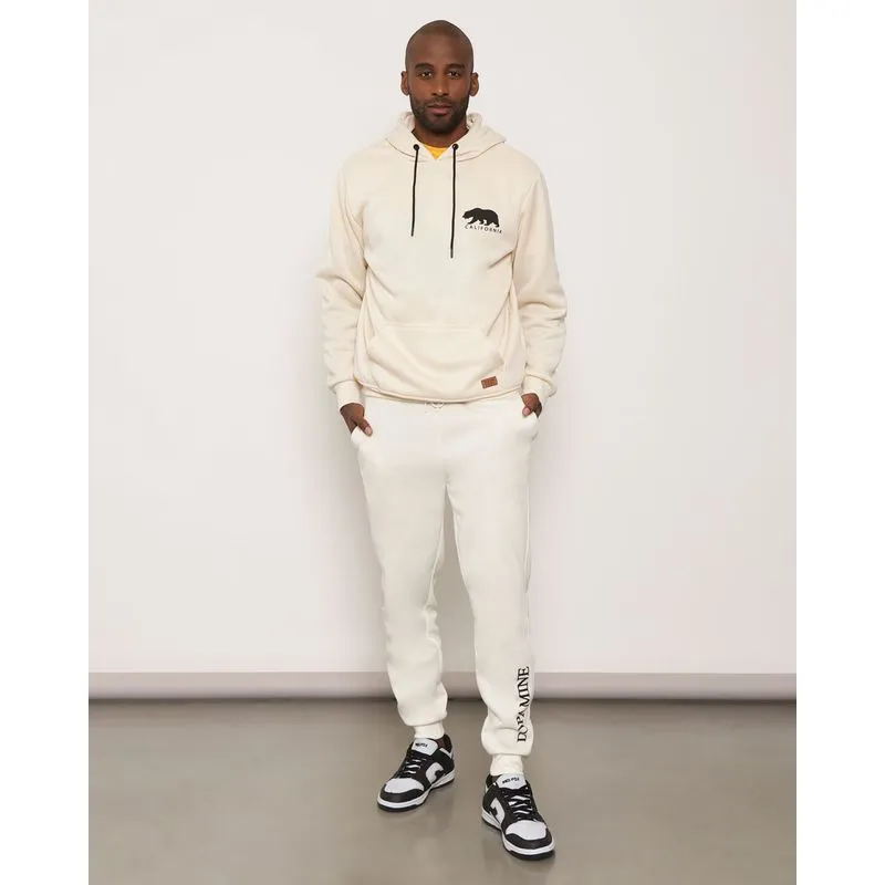 Calça Moletom Masculina Jogger Atitude Off White P